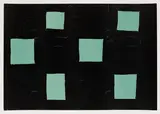 Günther Förg, 6 Rechtecke, 1991, Farbholzschnitt auf strukturiertem Bütten