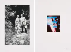 Anna & Bernhard Blume, Konvolut von 2 Offsets, a) Waldeslust 82