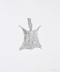 Squirrel by Kiki Smith, 1998, Lithografie auf Velin, mit auf Pergamin gedruckter Applikation, in betiteltem Umschlag, sold Nov 2023