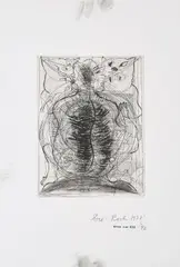Dieter Roth, Komposition II, 1977-91, Farbradierung auf C.M.F (Wasserzeichen)