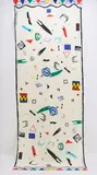 Roger Selden, Ohne Titel, 1986, Farbserigrafie auf Baumwolle