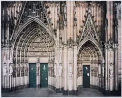 Boris Becker, Südquerhausfassade des Kölner Doms, 2017, Lambda-Print