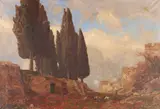 Georg Macco, "Frühlingszauber", Öl auf Leinwand