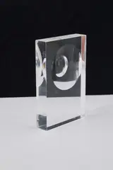 Zwei Lichtschleusen by Adolf Luther, 1984, Plexiglas, sold Sep 2022