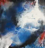 Fred Thieler, "h/76/S", 1976, Mischtechnik auf Leinwand