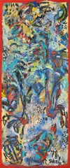 Bernd Schwarzer, Ohne Titel, 1978, Mischtechnik auf Leinwand
