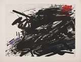 K.R.H. Sonderborg, Ohne Titel, 1958, Farbradierung auf BFK RIVES (Wasserzeichen)