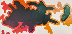 David Reed, 349, 1996, Öl und Alkyd auf Leinwand