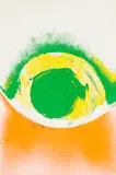 Otto Piene, Verscherzt (Aus: Inventar. 5 Serigrafien zu Gedichten von Rose Ausländer), 1972, Farbserigrafie auf Bütten