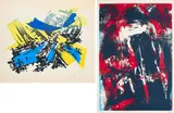 Fred Thieler, Konvolut von 2 Lithografien