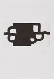 Eduardo Chillida, Antzo II, 1985, Radierung auf Velin