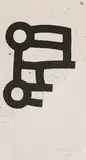 Eduardo Chillida, Lotura II, 1989, Radierung auf Velin