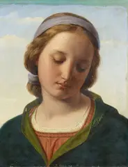 Franz Ittenbach, Madonna, Öl auf Leinwand