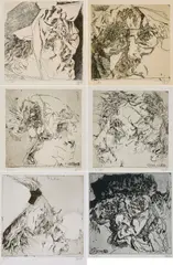 Ergo by Horst Janssen, 1980, Mappe mit 17 Farbradierung auf Japan oder Bütten, sold Sep 2022
