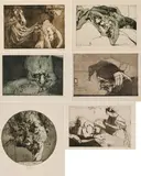 Horst Janssen, Der Alp. Variationen zu Heinrich Füssli, 1973/74, Mappen mit 28 Farbradierungen auf Japan oder Velin und einem Titelblatt