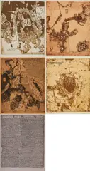Horst Janssen, Nigromontanus, 1980, Mappe mit 15 Farbradierungen auf Japan oder Velin, 5 reproduzierten handschriftlichen Textblättern, 2 reproduzierten Zeichnungen und 1 Titelblatt