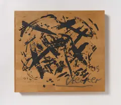 Sarajewo by Günther Uecker, 2005, Holzkassette, mit Nägeln und Farbe bearbeitet, sold Jun 2022