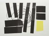 L 1973-31 (Aus: Hommage à Picasso) by Hans Hartung, 1973, Farblithografie auf BFK RIVES (Wasserzeichen), sold May 2022