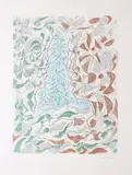 André Masson, Aus: Hommage à Picasso, 1974, Farbaquatinta auf Velin