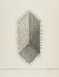 Günther Uecker, Aus: Hommage à Picasso, 1974, Lithografie auf Velin