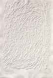 "Fluss" by Günther Uecker, 2005, Prägedruck auf handgeschöpftem Bütten, sold Jun 2022