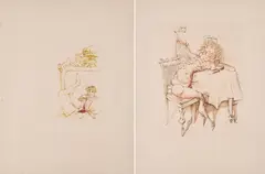 Hans Bellmer, Konvolut von 2 Radierungen, a) Ohne Titel