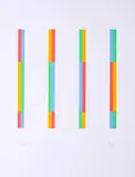 Max Bill, Ohne Titel, 1972, Farbserigrafie auf leichtem Karton