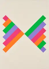 Ohne Titel by Max Bill, 1979, Farbserigrafie auf Velin, sold Jun 2022