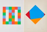 Max Bill, Konvolut von 2 Druckgrafiken, 1977, Jeweils: Farbserigrafie auf Velin
