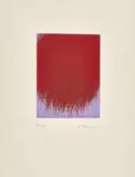 Arnulf Rainer, Kosmischer Schauer, 1992, Farbradierung auf Bütten