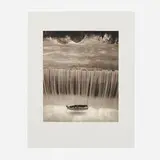 Jerry Uelsmann, Untitled (Boat and Waterfall), platinum print