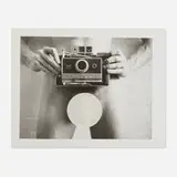 Robert Mapplethorpe, Self Portrait with Camera, Invitation to Light Gallery Opening, January 6, 1973