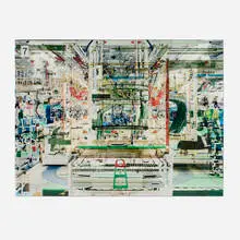 Stéphane Couturier, Usine Toyota n ̊1, Valenciennes, France (from the Melting Point series), 2005, C-print on Sintra