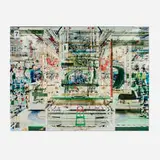 Stéphane Couturier, Usine Toyota n ̊1, Valenciennes, France (from the Melting Point series), 2005, C-print on Sintra