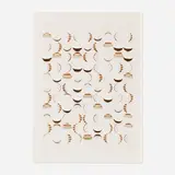 Vik Muniz, Folded Semicircles (Cardboard) (from the Handmade series), 2016, cut cardboard over digital print mounted on Dibond