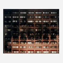 Simon Norfolk, The bombed, burned and looted Ministry of Planning, Baghdad, 2003, Fujicolor Crystal Archive Print mounted to Sintra