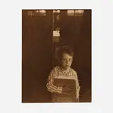 Clarence Hudson White, Boy with Camera Work (from Camera Work, No. 9), 1905, vintage photogravure