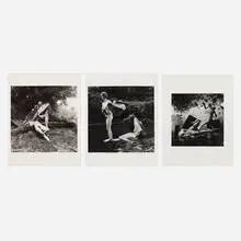 Hans Breder, Three works from Old Man's Creek, 1971, vintage gelatin silver print