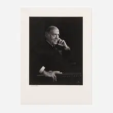 Yousuf Karsh, Portrait of Herman Wouk, 1983, gelatin silver print