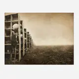 Robert and Shana ParkeHarrison, The Collector, 2000, gelatin silver print with acrylic paint and varnishes mounted to panel