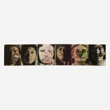 Luis González Palma, Recuerdos intimos, 1991, gelatin silver print, orthochromatic film, and mixed media collage
