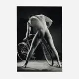 Bruce Bellas, Untitled (Nude Male with Bicycle), c. 1960, gelatin silver print