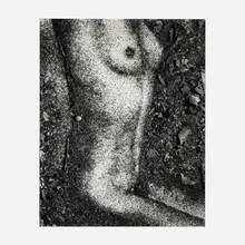 Vik Muniz, Torso, after Frantisek Drtikol (from the Pictures of Soil series), 1997, gelatin silver print mounted to board