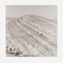 Lynn Davis, Upthrust, Palmyra, Syria, selenium and gold toned gelatin silver enlargement print