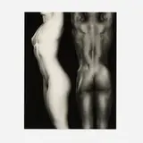 Ken and Lydia by Robert Mapplethorpe, 1985, gelatin silver print mounted to board, sold Jul 2024