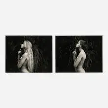 Sally Mann, Jessie at 12 (diptych), 1994, gelatin silver contact print