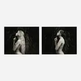 Sally Mann, Jessie at 12 (diptych), 1994, gelatin silver contact print
