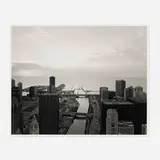 Bob Thall, IBM Building Roof, View East, Chicago, 1989, gelatin silver print