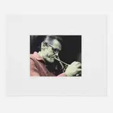 Paula Ross, Chet Baker, hand-colored gelatin silver print