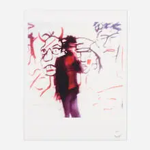 Maripol, Portrait of Basquiat, digital inkjet print